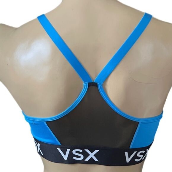 Victoria’s Secret VSX The player Cami sport bra Padded- removable padding blue - Picture 4 of 4